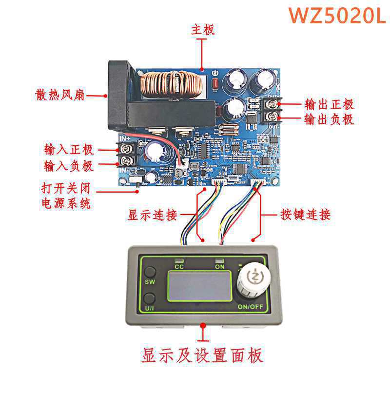 50V20A 1000W numerical control - Step Down Dc Power Supply Module 1000W ulasan dan harga
